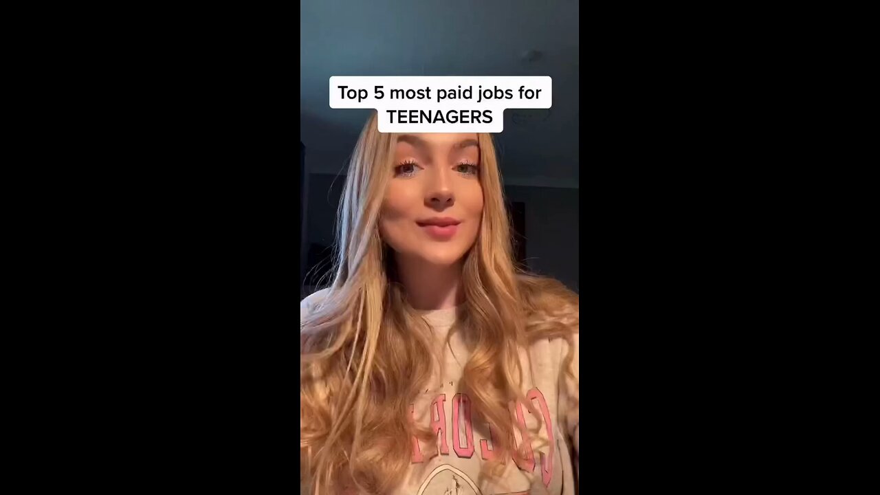 Top 5 Most Paid Jobs For TEENAGERS