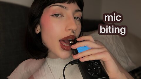 Mic Biting w/ Mic Licking ASMR