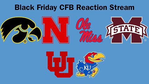 LIVE Reaction to Black Friday College Football Games