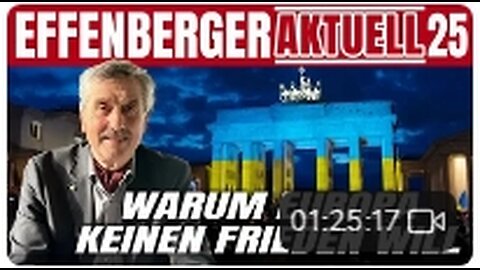 Warum Europa keinen Frieden will – Effenberger über Trumps Plan, NATO und die geopolitische Realität
