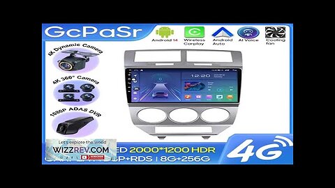 Car Radio Android 13 For Dodge Caliber 2007 2010 GPS Navigation Review