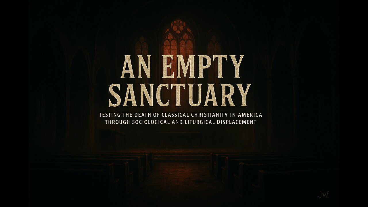 An Empty Sanctuary: Is Classical Christianity Dying?