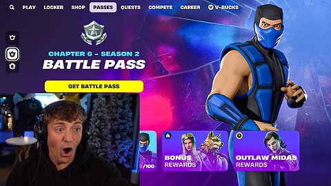 Ninja LOVES The New Fortnite Chapter 6 Season 2 Battle Pass!