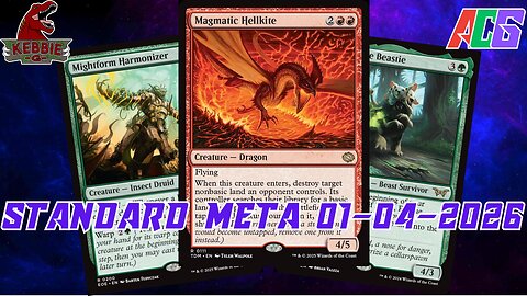 Watching The Standard Meta 12-29-25 to 01-04-26 | Magic the Gathering | MTG Metagame Analysis