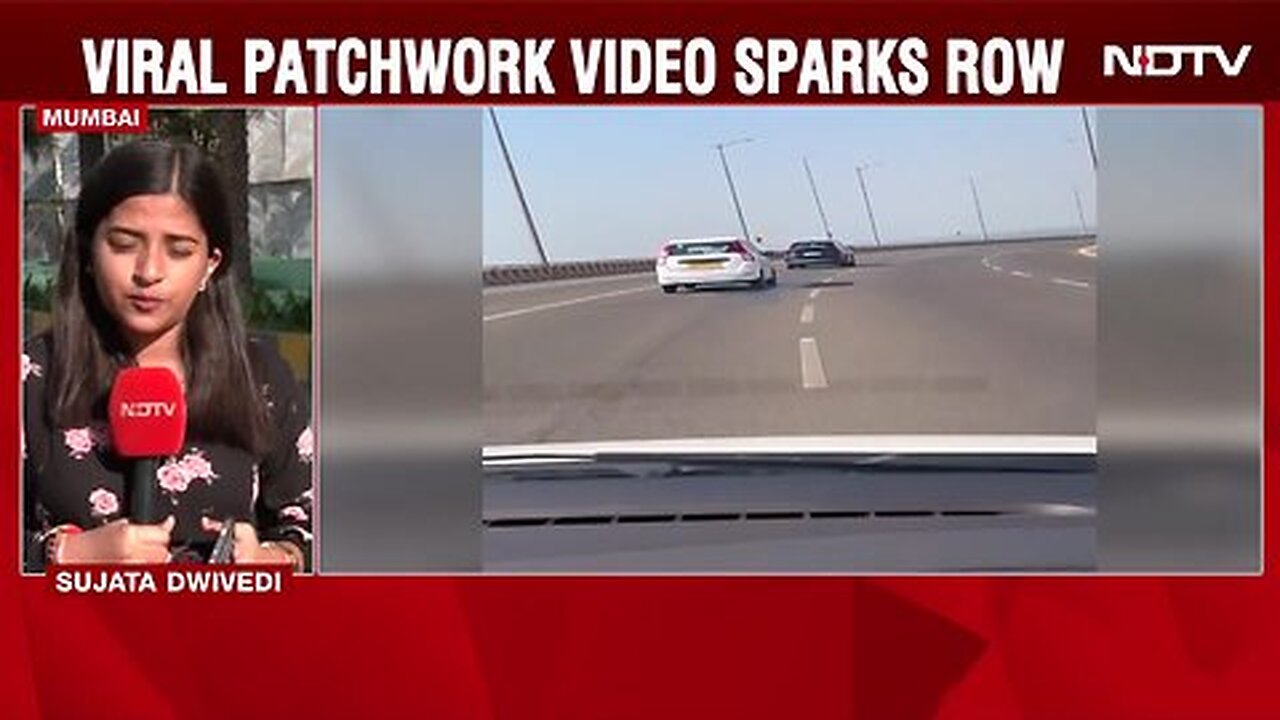 Mumbai Coastal Road _ Viral Patchwork Video Of Rs 14,000 Crore Mumbai Coastal Road Sparks Row