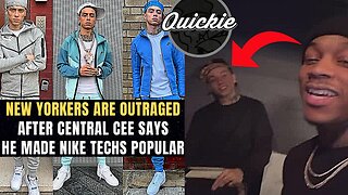 NY DRILL SCENE CONFRONTS CentralCee FOR CLAIMING HE MADE NIKE TECHS POPULAR IN AMERICA!