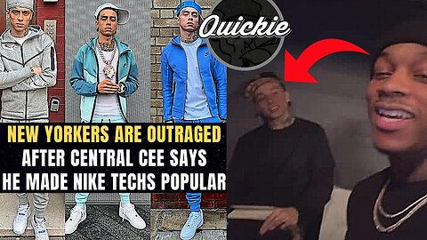 NY DRILL SCENE CONFRONTS CentralCee FOR CLAIMING HE MADE NIKE TECHS POPULAR IN AMERICA!