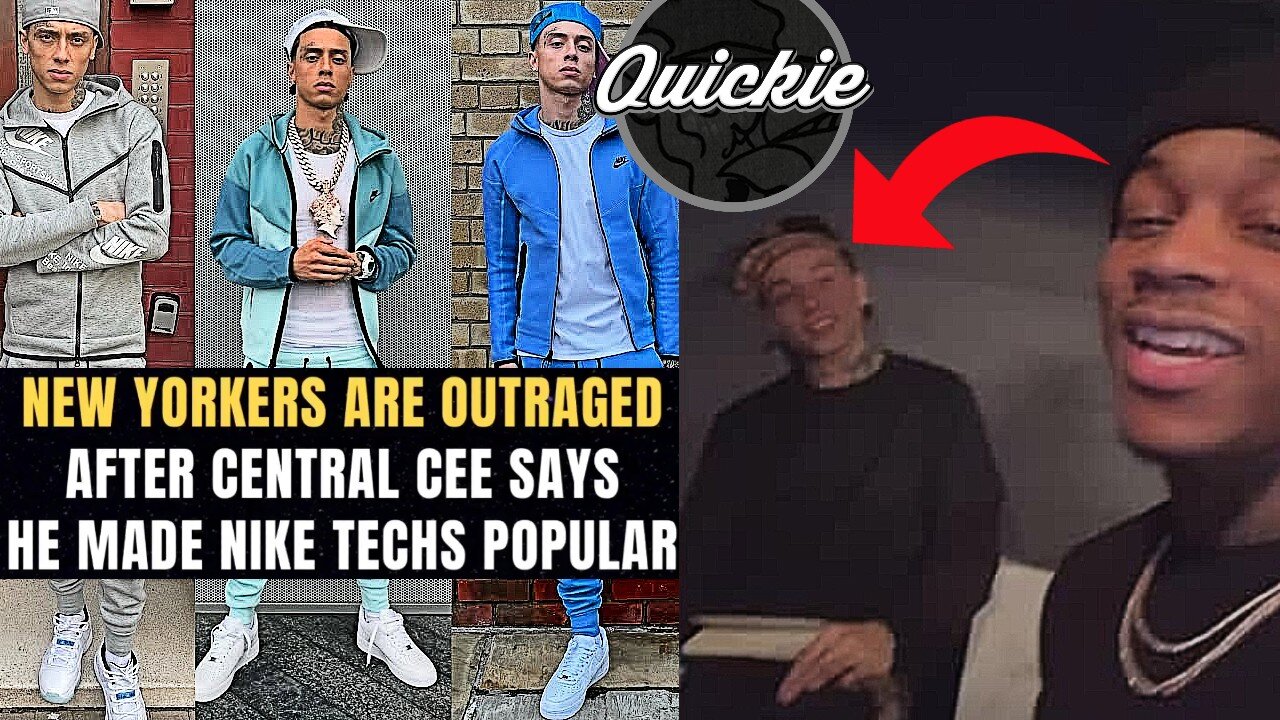 NY DRILL SCENE CONFRONTS CentralCee FOR CLAIMING HE MADE NIKE TECHS POPULAR IN AMERICA!