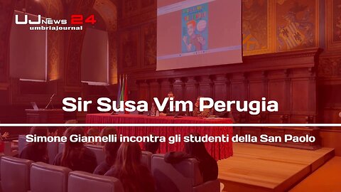 Sir Susa Vim Perugia Simone Giannelli incontra gli studenti della San Paolo