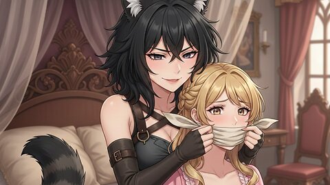 ASMR Story - Princess Tied Up and Gagged by Raccoon Girl