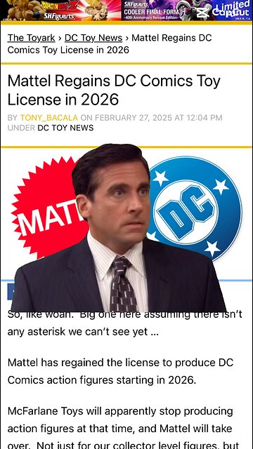 Bad News for Anyone Who Likes Action Figures