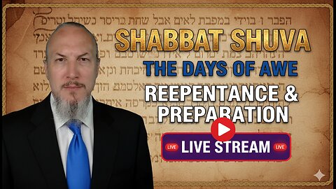 LIVE: Shabbat Shuva Study | Repentance in the Ten Days of Awe | Christopher Enoch