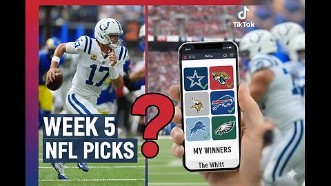 WEEK 5 NFL Picks and Predictions