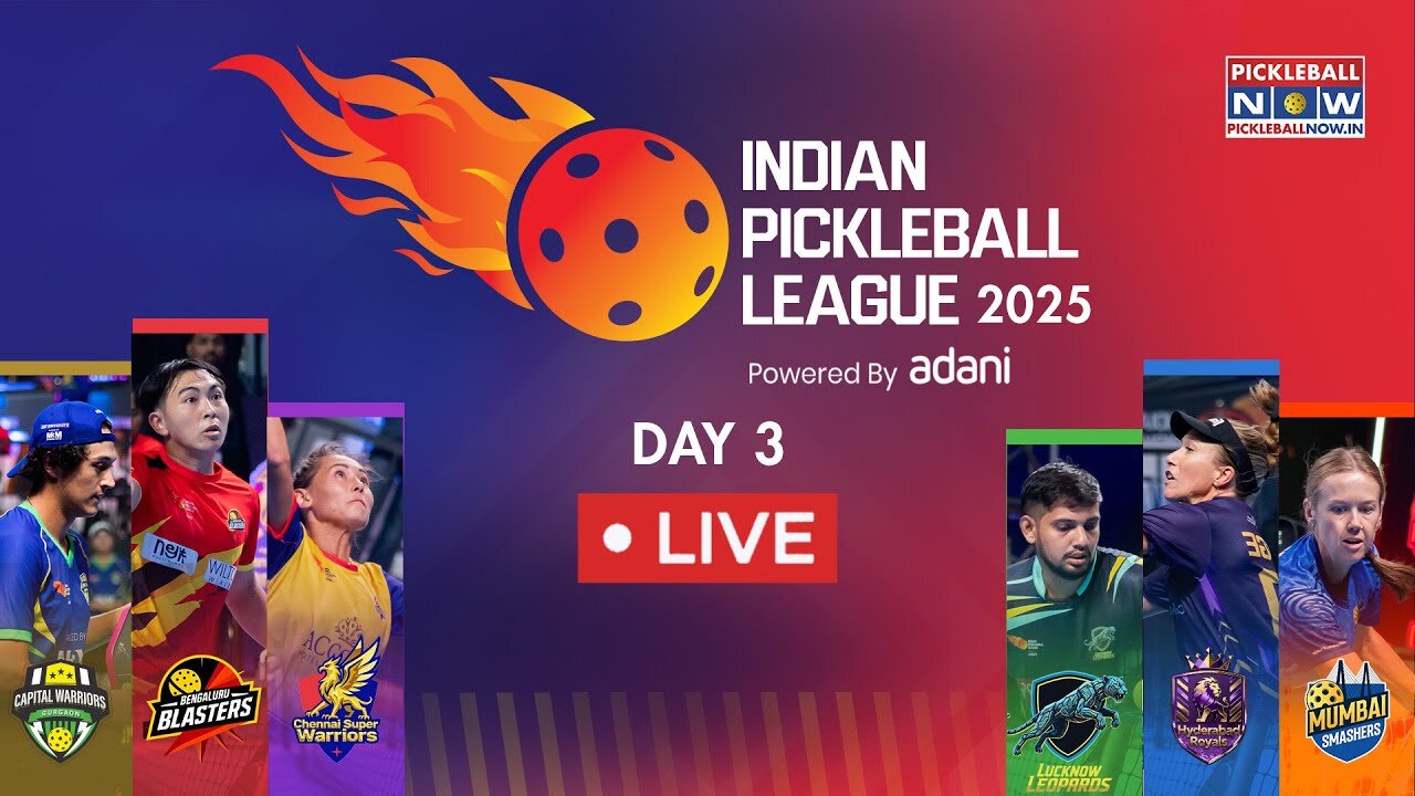 Live: IPBL 2025 Day 3 | Nonstop Action from India’s Biggest Pickleball League