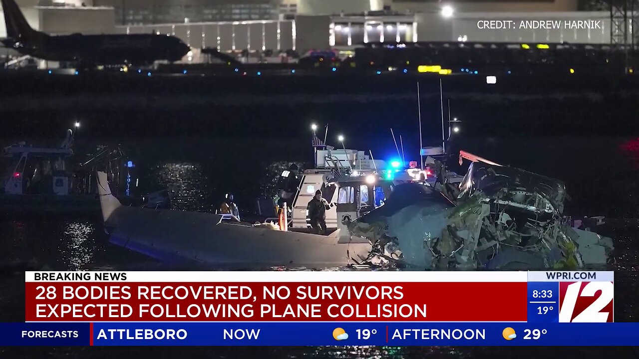 Everyone aboard an American Airlines jet that collided with an Army helicopter is feared dead