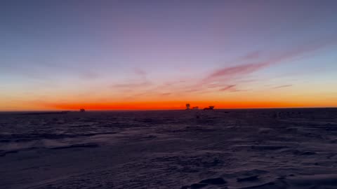 ✨🧊 Spectacular Morning Glow at South Pole! | FeedMyCuriosity