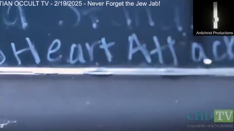 ANTICHRISTIAN OCCULT TV - 2/19/2025 - Never Forget the Jew Jab!