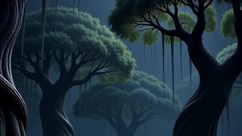 The Moonlit Ancient Grove, AI Video