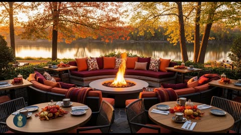 Relaxing Fall Jazz 🍂 Golden Leaves & Smooth Jazz Grooves | Fall Lounge Music for Cozy Nights