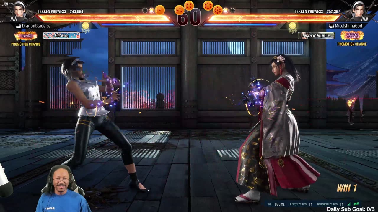 Little Tekken then a few games with friends.