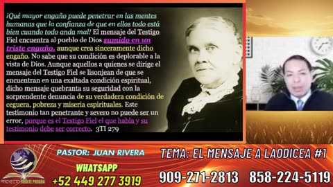 Tema: El Mensaje a LaOdicea # 1