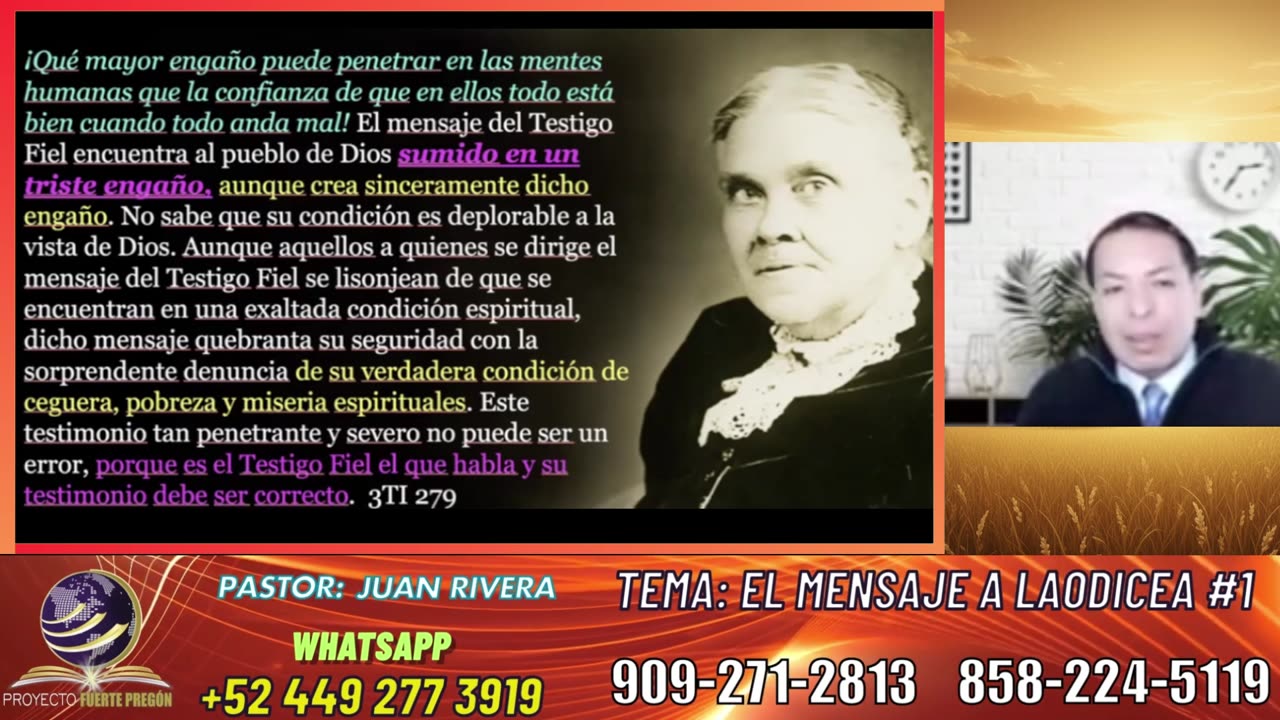 Tema: El Mensaje a LaOdicea # 1