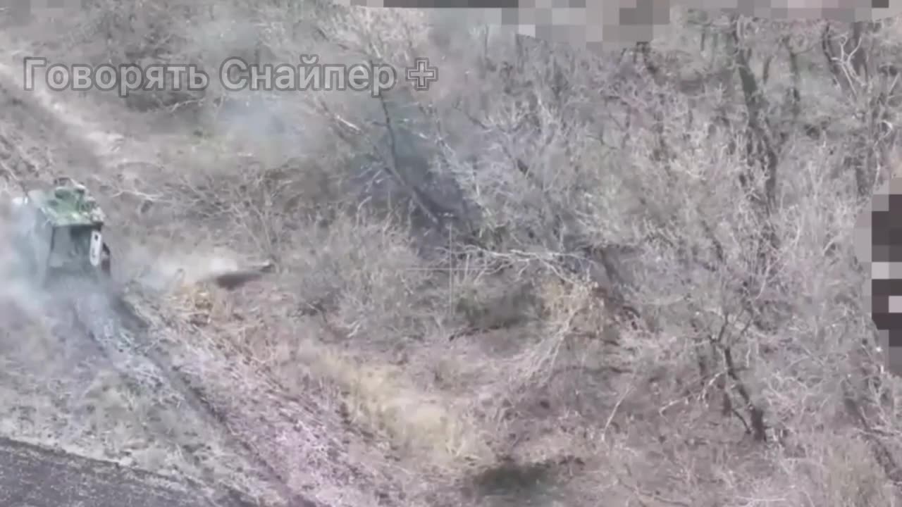 🔥☠️ Destruction of Russian IFV with assault forces near Pokrovsk