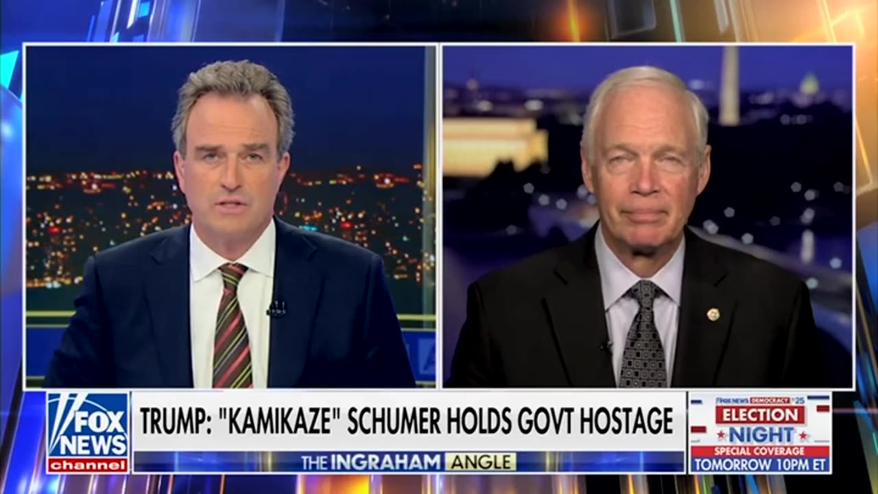 Senator Ron Johnson on The Ingraham Angle 11.3.25