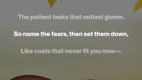 The Weight of Quiet