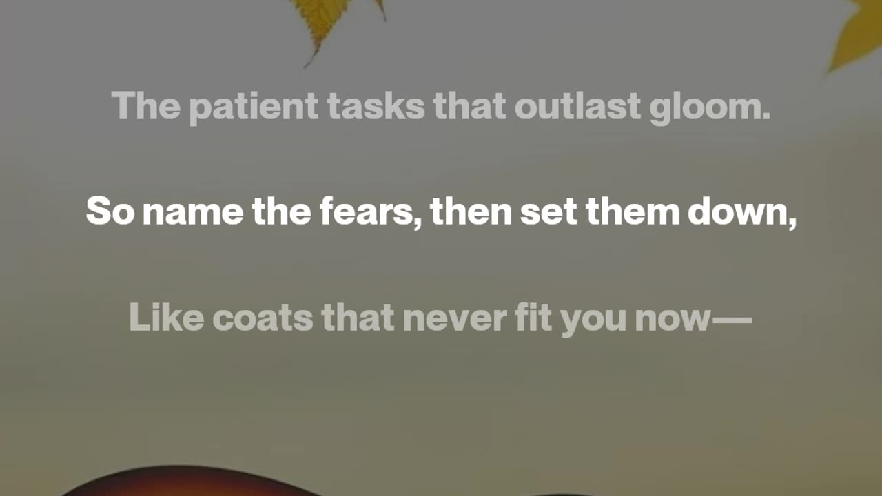 The Weight of Quiet