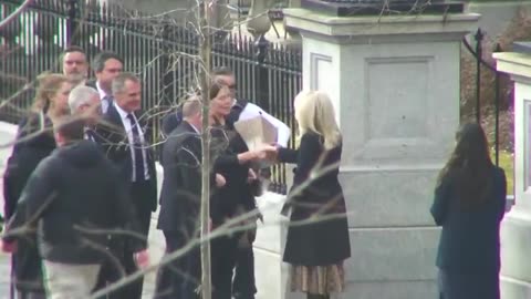 Denmark and Greenland officials arrive at the White House to meet with VP JD Vance