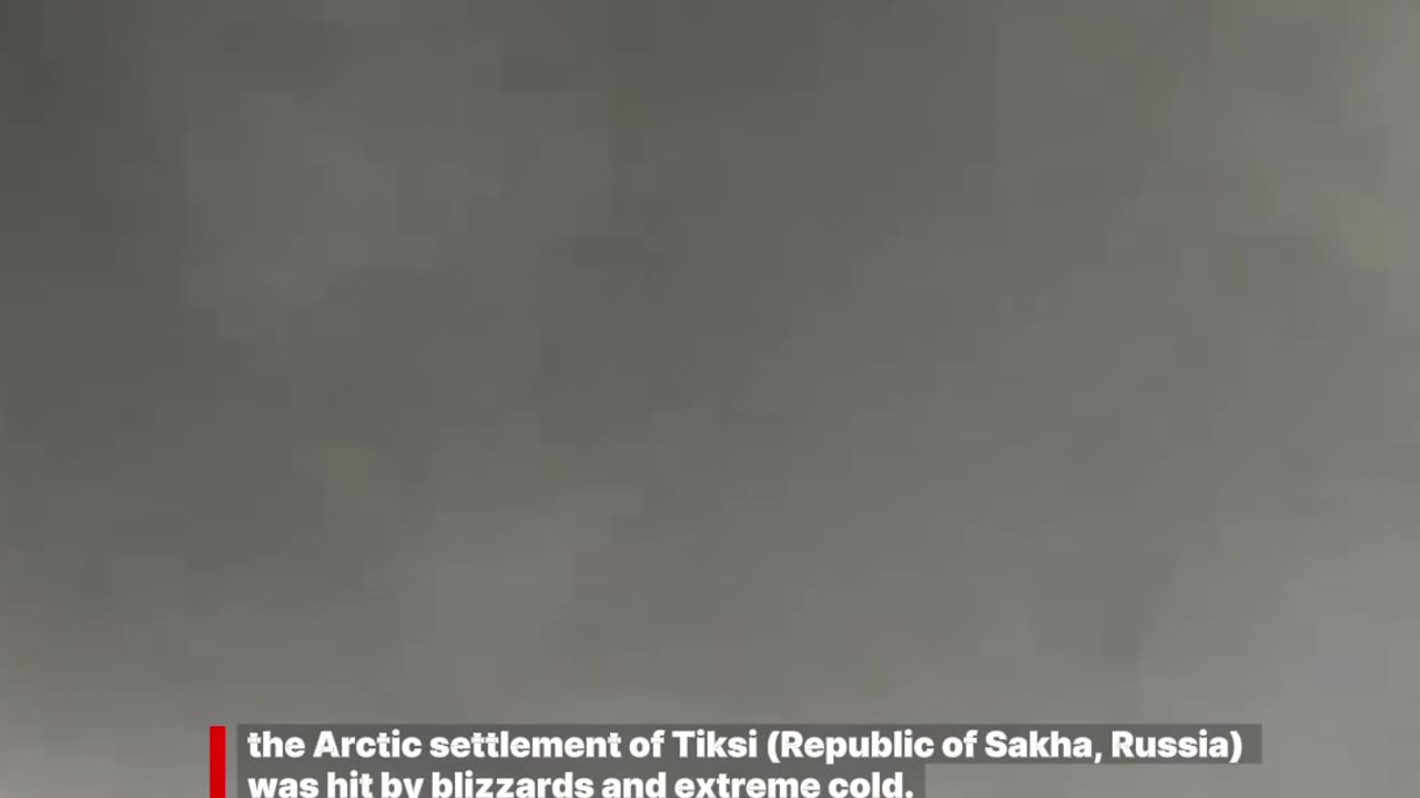 🇷🇺 Blizzards and Extreme Cold in Yakutia