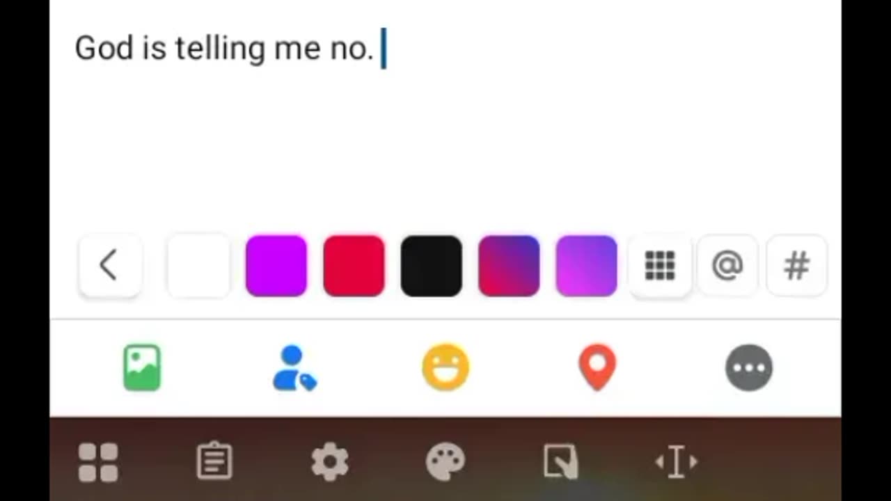 God Is Telling Me No. 🤔