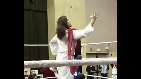A GREAT FALLING AWAY! THERE IS NOW A PRO WRESTLING CHURCH THAT HAS JESUS WRESTLING DISCIPLES!
