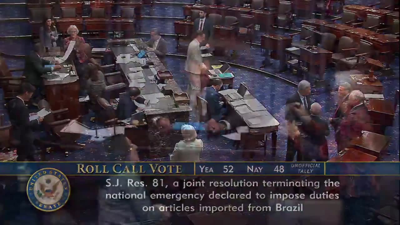 U.S. Senate officially passes joint resolution terminating the national emergency