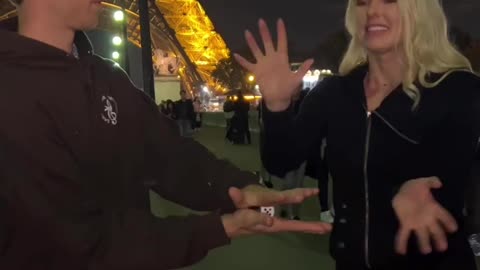 Magician Anna Delos shows off amazing magic tricks