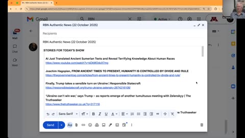 RBN Authentic News (22 October 2025)
