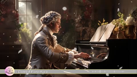 Classical Piano Music, Classical music relaxes the soul and heart: Beethoven, Mozart, Chopin, Bach..