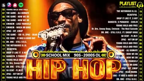 90s HIPHOP MIX 🎈🎈50 Cent, Eminem, Coolio, 2Pac, Eazy E, Snoop Dogg, DMX, Lil Wayne, Dr Dre