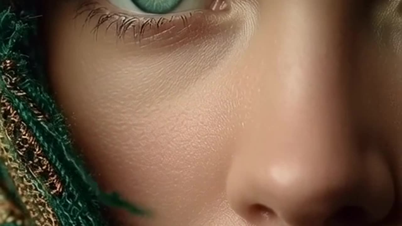 The video is made with AI, it may be artificial