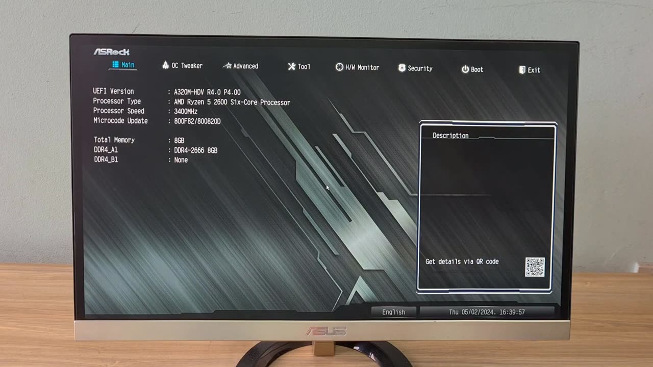 ASROCK, how to boot from USB