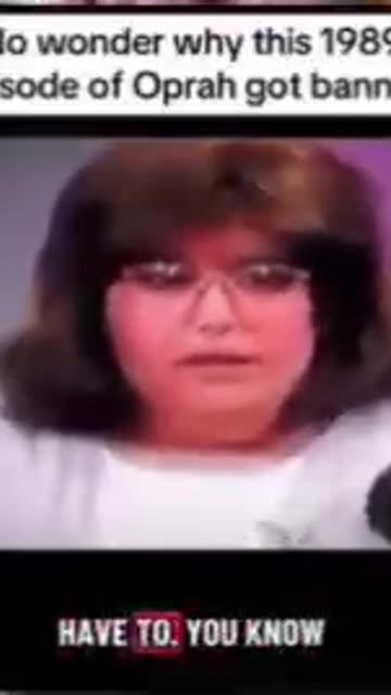 Oprah 1989 ~ Strange or relevant 🤔 Devil 😈 Sacrifices