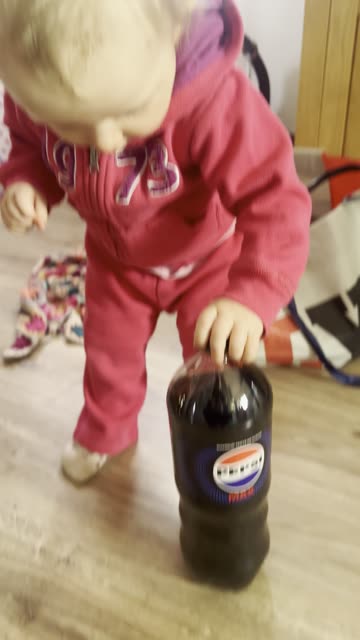 Baby Kayla Wants to Drink Pepsi – Big No No! 😅