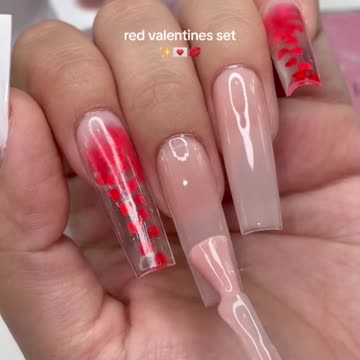 💖💅 French Tips with a Twist: Adorable French Hearts Nails! 🎀✨