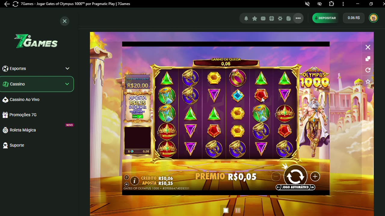 7Games - Jogar Gates of Olympus 1000™ por Pragmatic Play _