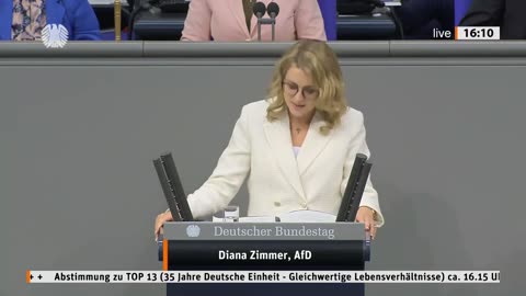 Diana Zimmer demaskiert Doppelmoral der Linken! - AfD-Fraktion im Bundestag