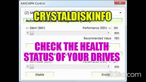 CrystalDiskInfo - Check the health status of your drives