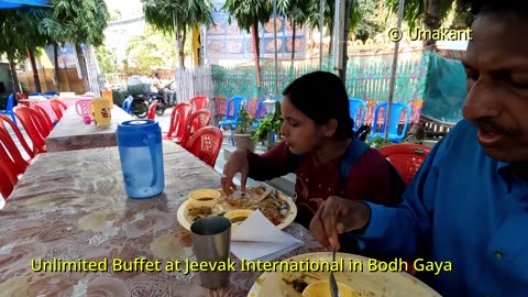 Unlimited Buffet At Jeevak International in Bodh Gaya for just 100 rupees