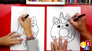 Must Watch: How To Draw A Cute Unicorn Doughnut
