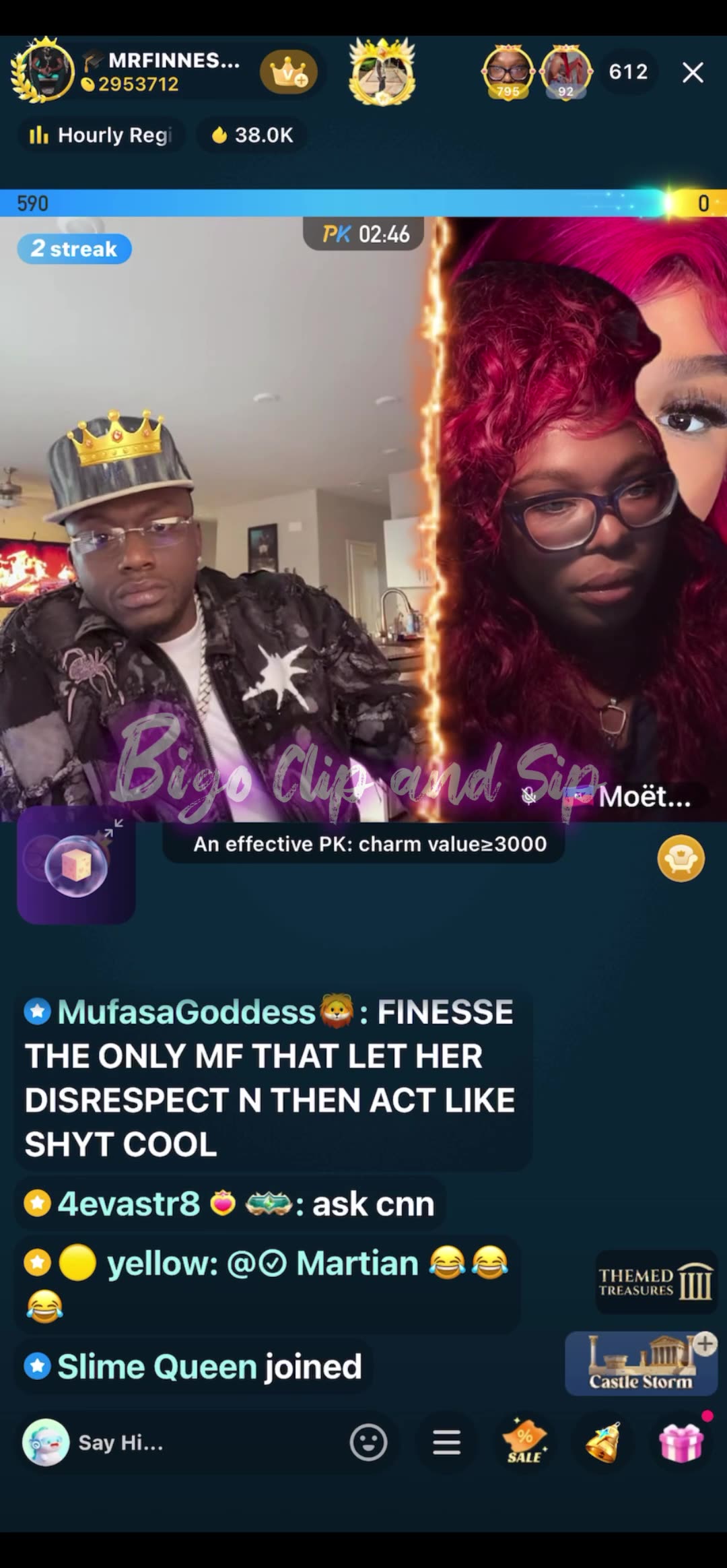 Moet crashing out over Flocko n Papi success 10/3/25 #bigoclipandsip